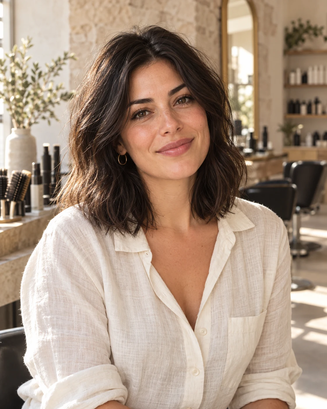 Portrait of Maya Bennett, hair artist